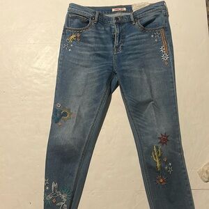 Johnny Was The Cropped Boyfriend Jeans